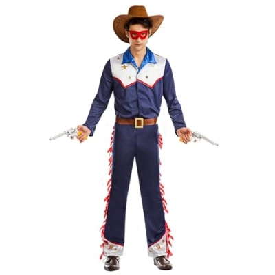 Afbeelding van Boland Kostuum Cowboy Sam (S) Volwassenen Western Wilde Westen