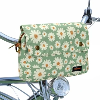 Afbeelding van Tourbn Tourbon T TB193CA 06 Fietstas van canvas, waterdicht, bloemenmotief