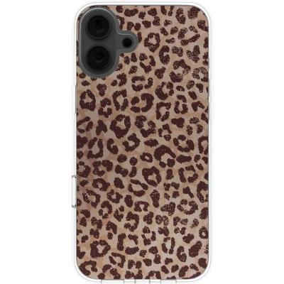 Afbeelding van imoshion Design hoesje voor de Apple iPhone 16 Leopard Mood