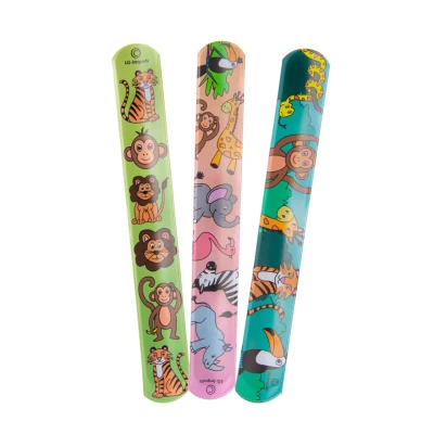 Afbeelding van Jungle dieren klap armband per stuk