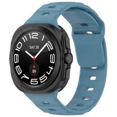 Afbeelding van Solid Sportband Grijsblauw Samsung Galaxy Watch Ultra 47mm