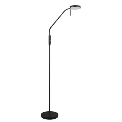 Afbeelding van LED oplaadbare vloerlamp Moreno, mat zwart, CCT, dimbaar