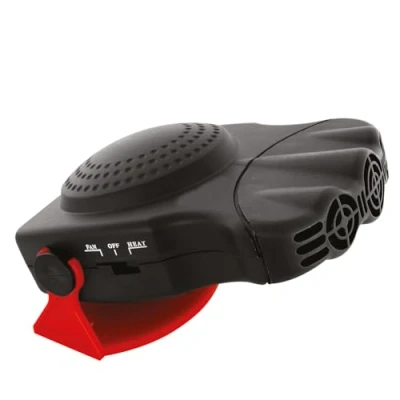 Afbeelding van Carpoint Ventilator Met Verwarming Zwart Overige Accessoires