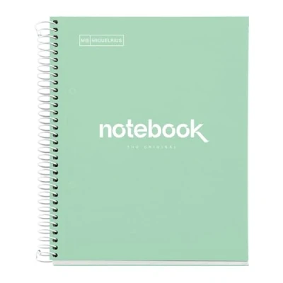 Afbeelding van Spiraalboek Miquelrius notebook 1 emoties omslag gevoerd din A5 microgeperforeerd 80 vellen 90 g/m² doos 5 mm