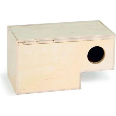 Afbeelding van Fauna Broedkastje Exoten Opening 32 Mm Vogelbroedbenodigheden 10.5x11x13.5 cm Houtkleur