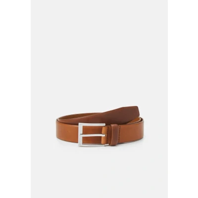 Afbeelding van HUGO BOSS heren Erron riem van leer in de kleur Roestbruin, maat: 110 cm