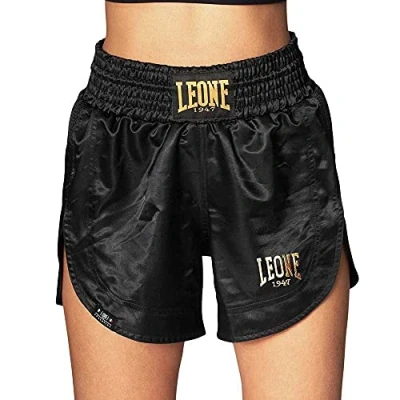 Afbeelding van LEONE 1947 Kick Thai shorts voor dames, zwart