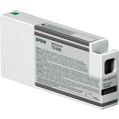 Afbeelding van Epson T6368 (C13T636800) Inktcartridge Mat zwart