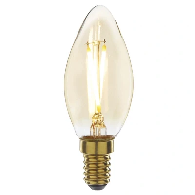 Afbeelding van Led filament E14 kaarslamp flame 2,5W dimbaar (B35)