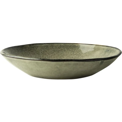 Afbeelding van Organic by Dutch Rose Amsterdam Diep Bord Groen 23.5 cm