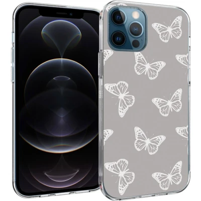Afbeelding van imoshion hoesje Geschikt voor iPhone 12 / Pro Design Butterfly