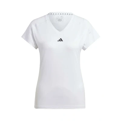 Afbeelding van adidas AEROREADY Train Essentials Minimal Branding V hals T shirt voor dames