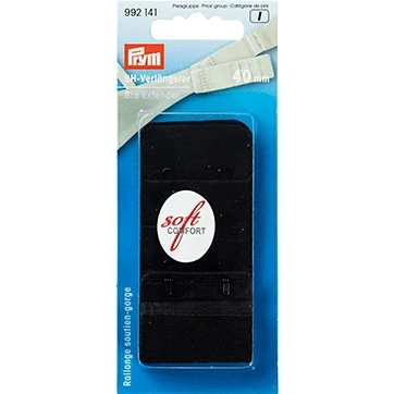 Afbeelding van BH Verlengstuk Soft Comfort Zwart 40mm 86% Polyamide, 14% Elastan