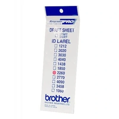 Image de brother labels 22x60mm 12 p f sc 2000