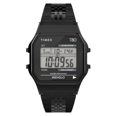 Afbeelding van Timex T80 Digitaal horloge Black, Maat: One Size, Black