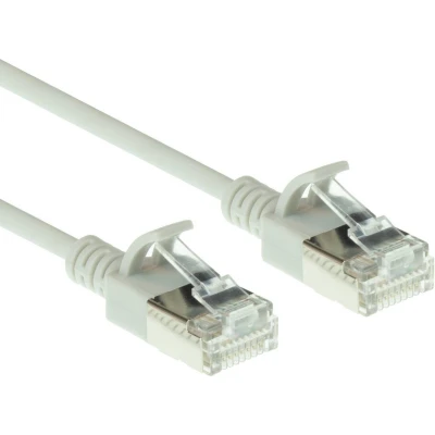 Afbeelding van ACT DC7007 LSZH U/FTP CAT6A Datacenter Slimline Patchkabel Snagless RJ45 Connectoren Grijs 7 meter