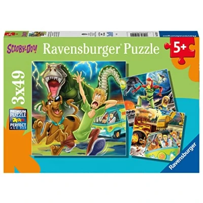 Afbeelding van Ravensburger puzzel Scooby Doo Legpuzzel 3x49 stukjes