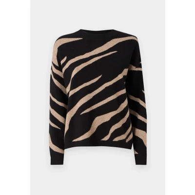 Afbeelding van Object AOP NOOS Trui black, Dames, Maat: XS, Black
