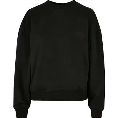 Afbeelding van Ladies Oversized Crewneck Sweater met ronde hals Black XS