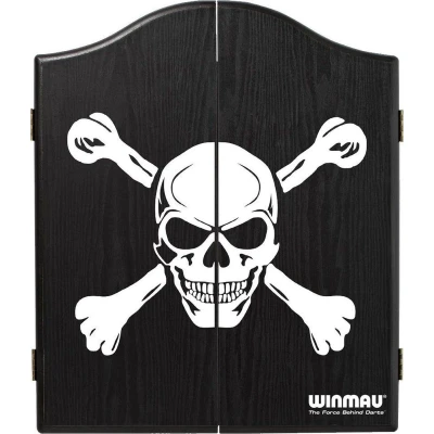 Afbeelding van DARTKAST Skull Zwart Winmau