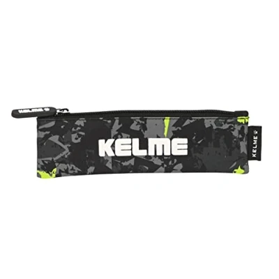 Afbeelding van Schoolpennenzak Kelme Jungle Zwart Grijs Limoen (20 x 6 1 cm)