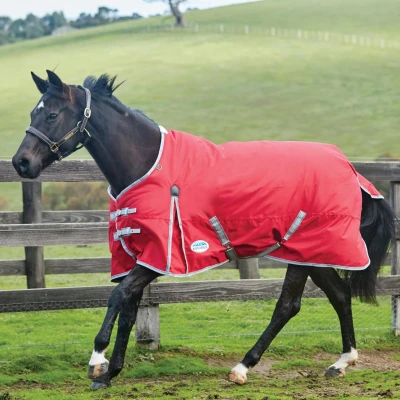 Image de Weatherbeeta Couverture d&#039;Hiver Comfitec Classic Standard Neck Medium/Lite 600D 100g Rouge/Argent/Navy 145/195