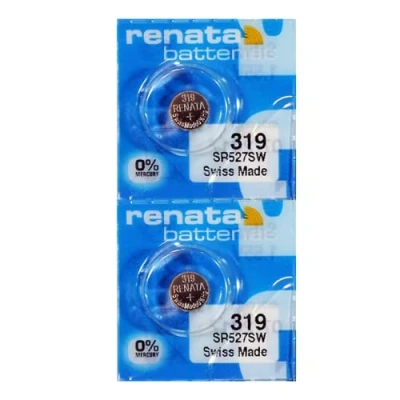 Afbeelding van Renata 319 SR527SW horlogebatterijen zilveroxide 1,55 V, 2 stuks