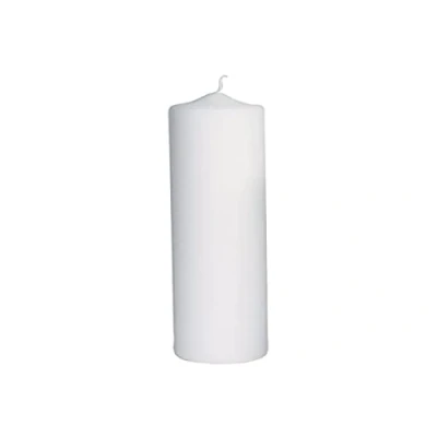 Afbeelding van RAYHER stompkaars om te decoreren, 100% paraffine, 25 cm x 6 cm, wit, 3119200