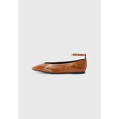Afbeelding van Tamaris 1 22161 45 Ballerines à sangle pour femme Cognac Taille 41 EU, cognac, EU