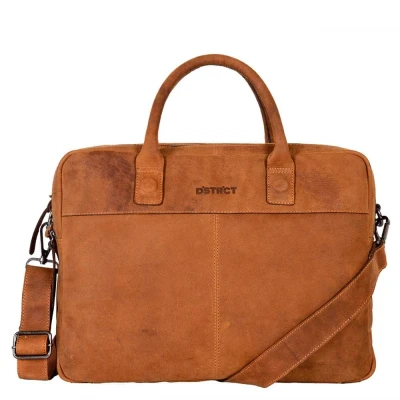 Afbeelding van DSTRCT Wall Street Workingbag 15,6&quot; cognac