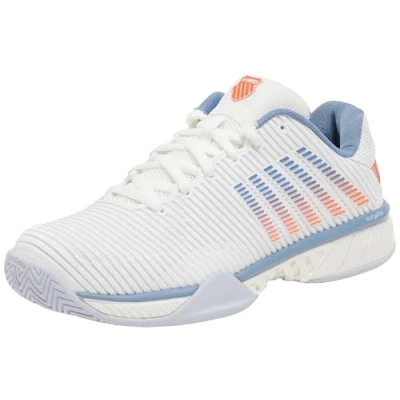 Afbeelding van K Swiss Hypercourt Express 2 Chaussures de tennis pour homme, blanches, taille 42 EU, White Infnty Scrltibis, EU