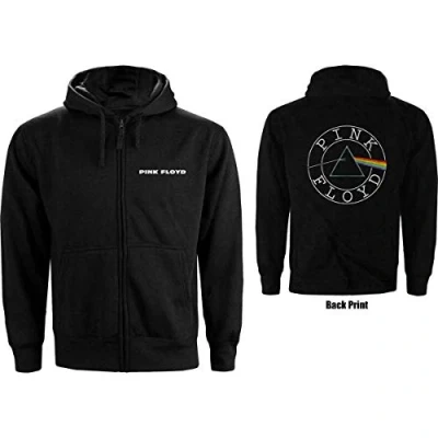 Afbeelding van Pink Floyd Circle Logo Vest met capuchon M Zwart