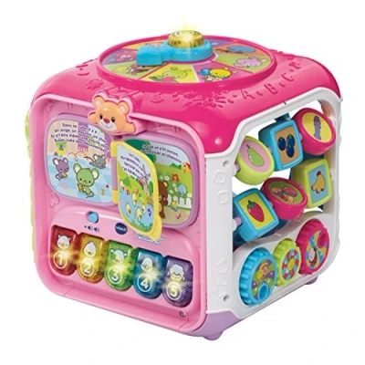 Afbeelding van Educatief Spel Vtech Baby Super cube des découvertes rose