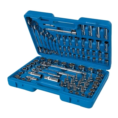 Afbeelding van Silverline 90 delige automonteur sleutel set