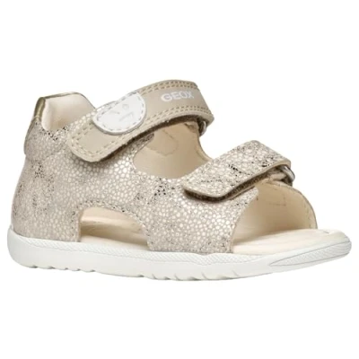 Afbeelding van Geox B Sandal Macchia Gir sandaal voor meisjes, Beige Lt Goud