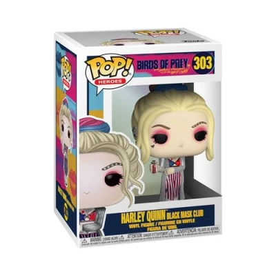 Image de Figurine Funko Pop Heroes Birds of Prey Harley Quinn Black Mask Club
