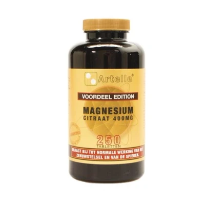 Afbeelding van Artelle Magnesium Citraat 400mg Tabletten 250st