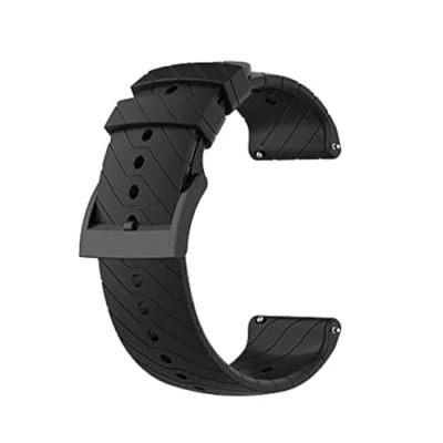 Afbeelding van INF Horlogebandje voor Suunto 7/9/9 Baro/D5 sporthorlogeband met snelsluiting, zwart, hedendaags, zwart., Hedendaags
