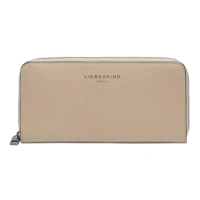 Afbeelding van LIEBESKIND BERLIN Leren Portemonnee Hera Sheep Natural Sally Wallet Sandcastle Beige