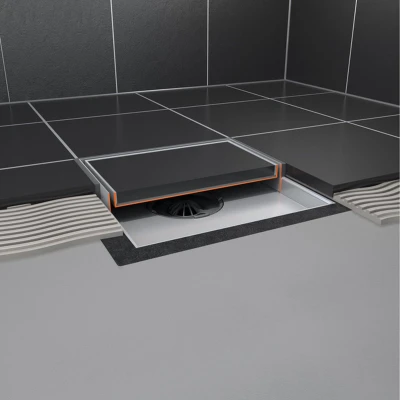Afbeelding van Easy Drain Aqua Plus Quattro MSI 6 doucheput met zijuitloop 40