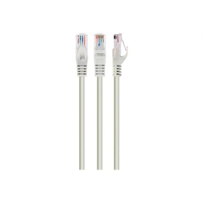 Image de Cablexpert Cordon de raccordement RJ 45 (M) pour 10 m UTP CAT 6 bloqué, moulé gris
