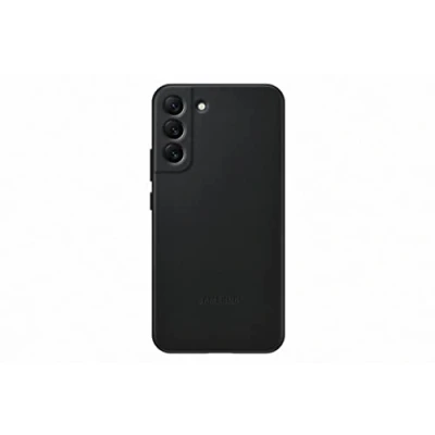 Image de Coque en cuir pour Samsung Galaxy S22+ Noir