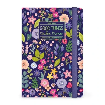 Image de Legami Agenda hebdomadaire photographique 2025 2026, Flowers, 16 mois moyen, journal de septembre à décembre fermeture par élastique, papier certifié FSC, 12 x 18 cm