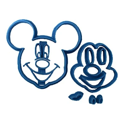 Afbeelding van Cuticuter Mickey Face Vloersnijder, 8 x 7 1,5 cm, blauw