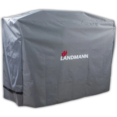 Afbeelding van Landmann Premium beschermhoes XL 145 x 120 60 cm Grijs UV Bestendig Regenbestendig tegen extreme kou tot 15 graden onder nul