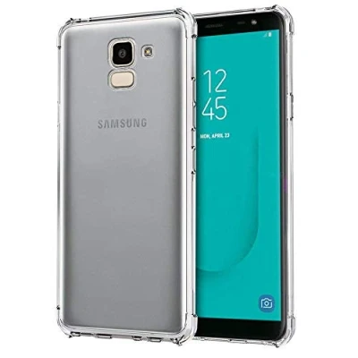 Afbeelding van Beschermhoes voor Samsung Galaxy J6 2018, TPU, transparant, siliconen, schokbestendig