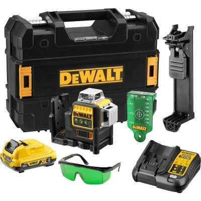 Afbeelding van DeWalt DCE089D1G QW 10.8V accu zelfnivellerende 3x 360º Multilijnlaser (set 1x 2.0Ah + lader) 3
