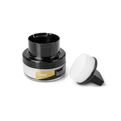 Afbeelding van Kaps Delicate Schoencrème met sponsapplicator delicaat, diep en verzorgend leerverzorgingsproduct 70 kleuren beschikbaar, 50 ml 1,70 fl.oz.