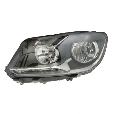 Afbeelding van ALKAR 2751154 Koplampen Links H15, W5W, PY21W, H7 met daglicht elektromotor Behuizing zwart binnengedeelte VOLKSWAGEN: Caddy 3, Touran I