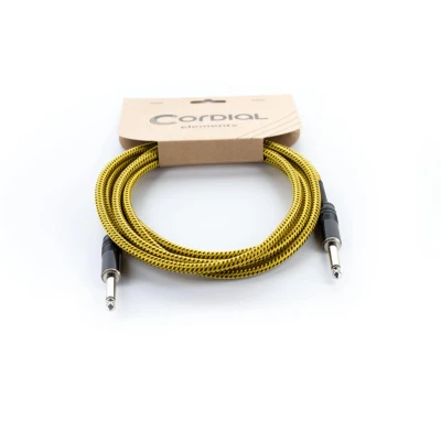Afbeelding van Cordial EI 1.5 PP TWEED YE Instrumentkabel 1,5 m Instrumentenkabel